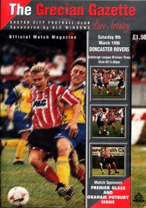 exeter_doncaster_programme090396