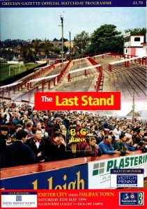 exeter_halifax_town_programme080599