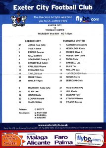 exeter_torquay_teamsheet010508