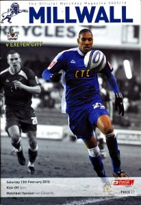 millwall_exeter_programme130210